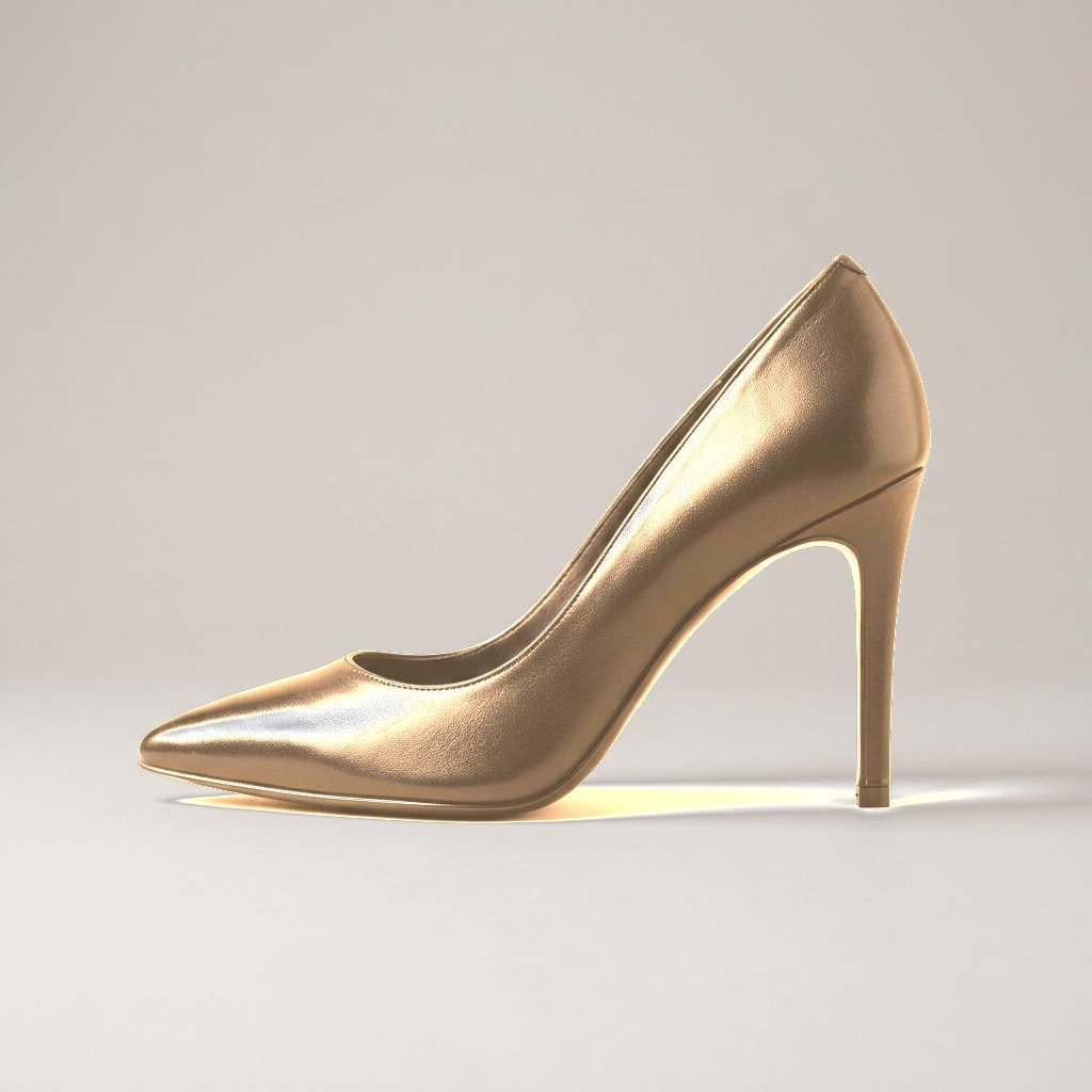 Siyah Stiletto Topuklu Ayakkabı - Görsel 2
