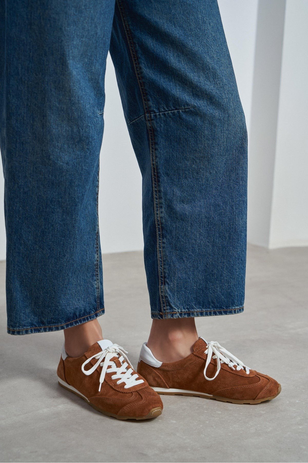 Deyz Taba Hakiki Süet Sneaker - Görsel 1